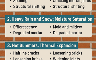 How Weather in Ottawa Affects Brickwork Over Time